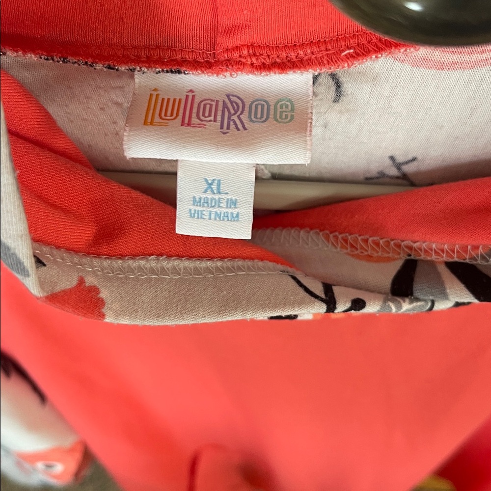 Floral Coral Womans Hoodie - Picture 2 of 5